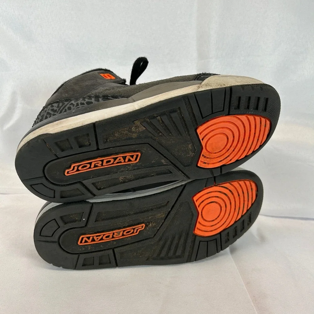 Jordan Air Jordan 3 Retro Fear Night Stadium Total Orange DM0966-080 Kids 1Y
